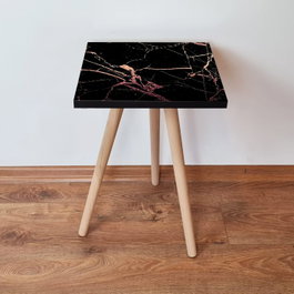 Hanah Home Mesa Auxiliar Shp181 - Negro